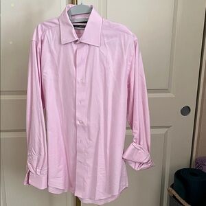 Saks Fifth Avenue Light Pink Men's Dress Shirt